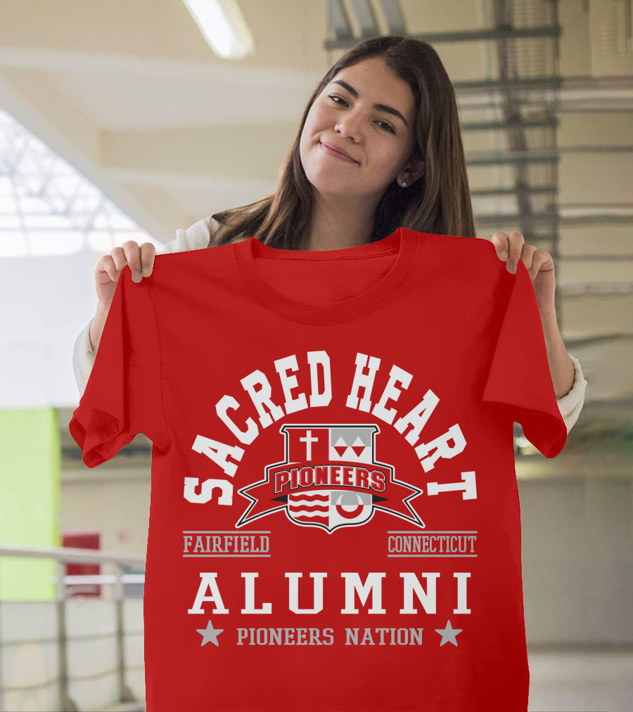 Sacred Heart University Fairfield Connecticut Alumni Pioneers Nation T-Shirt