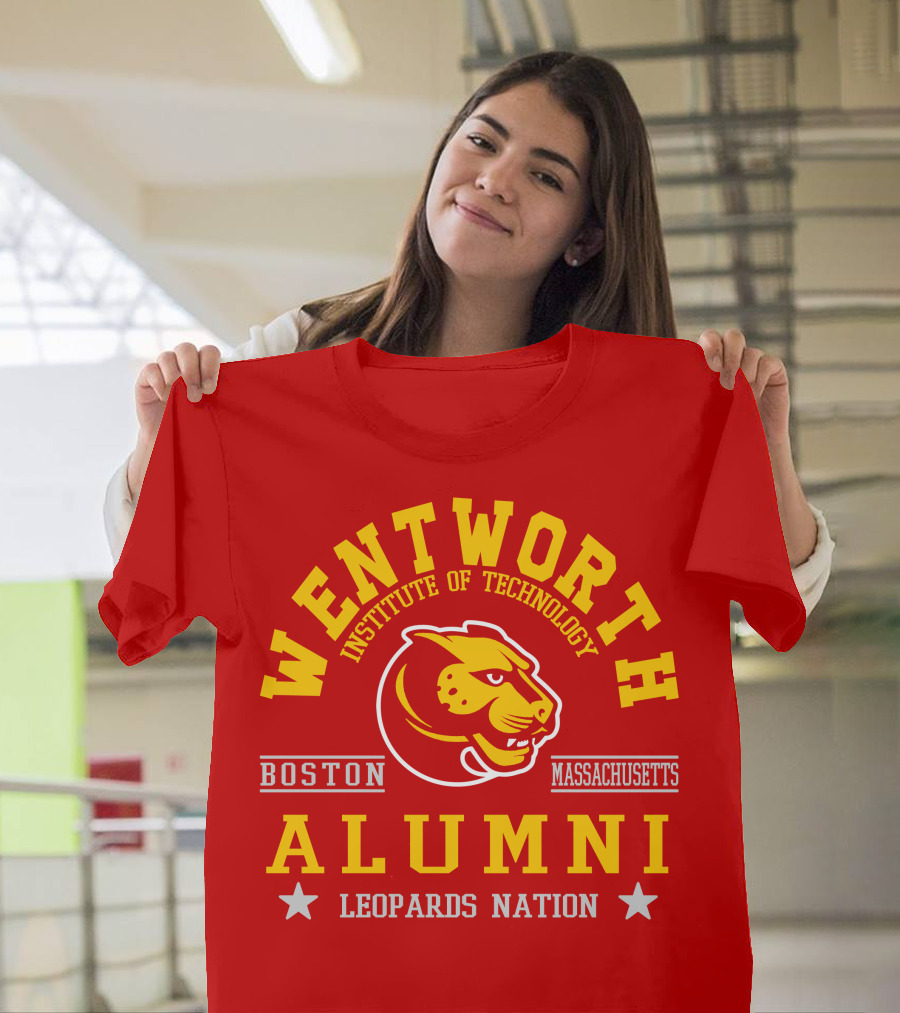 Wentworth Institute of Technology Alumni Leopards Nation Boston Massachusetts T-Shirt