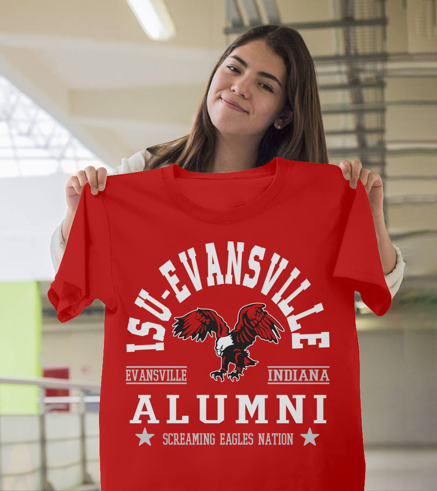 ISU-Evansville Indiana Alumni Screaming Eagles Nation T-Shirt