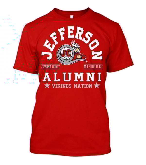 Jefferson County Missouri Alumni Vikings Nation T-Shirt
