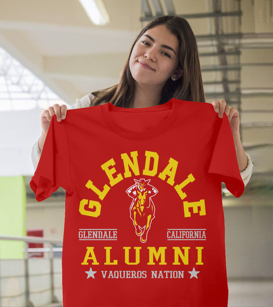 Glendale California Alumni Vaqueros Nation T-Shirt