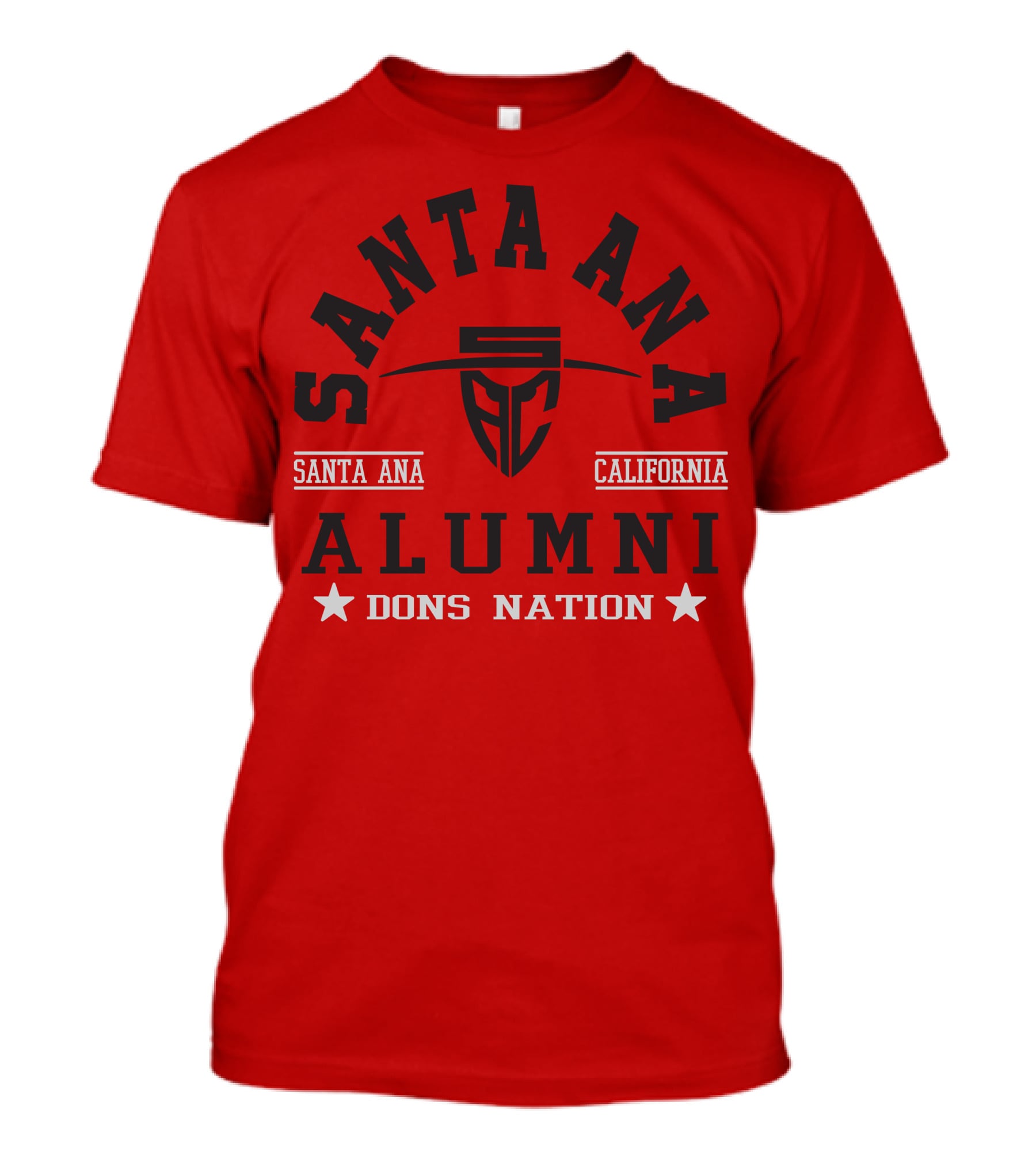 Santa Ana California Alumni Dons Nation T-Shirt