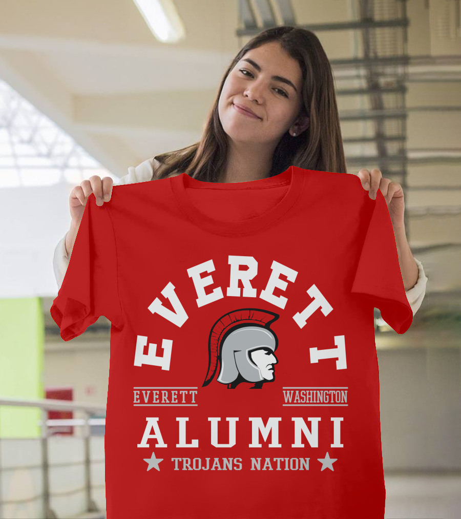 Everett Washington Alumni Trojans Nation T-Shirt