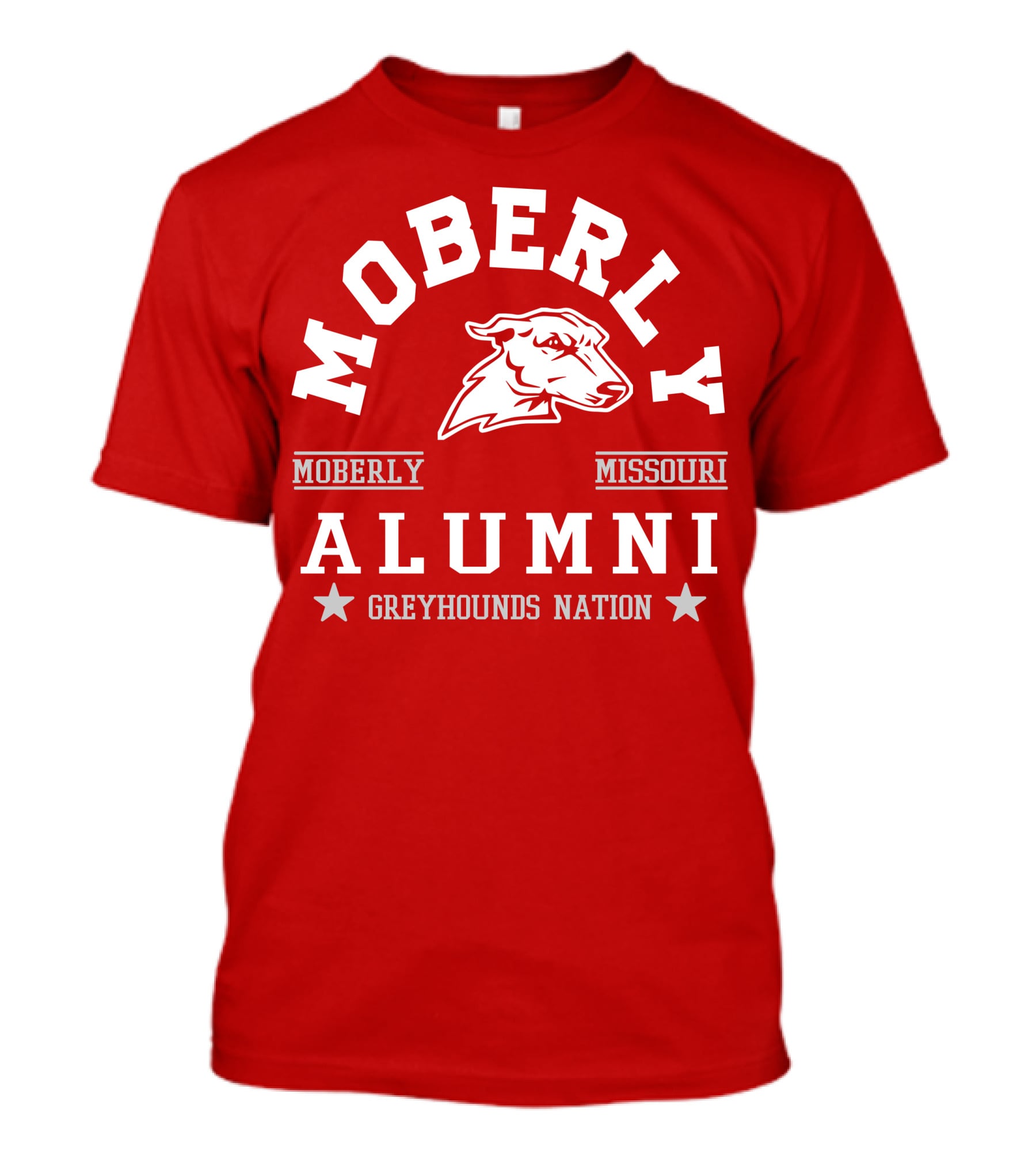 Moberly Missouri Alumni Greyhounds Nation T-Shirt