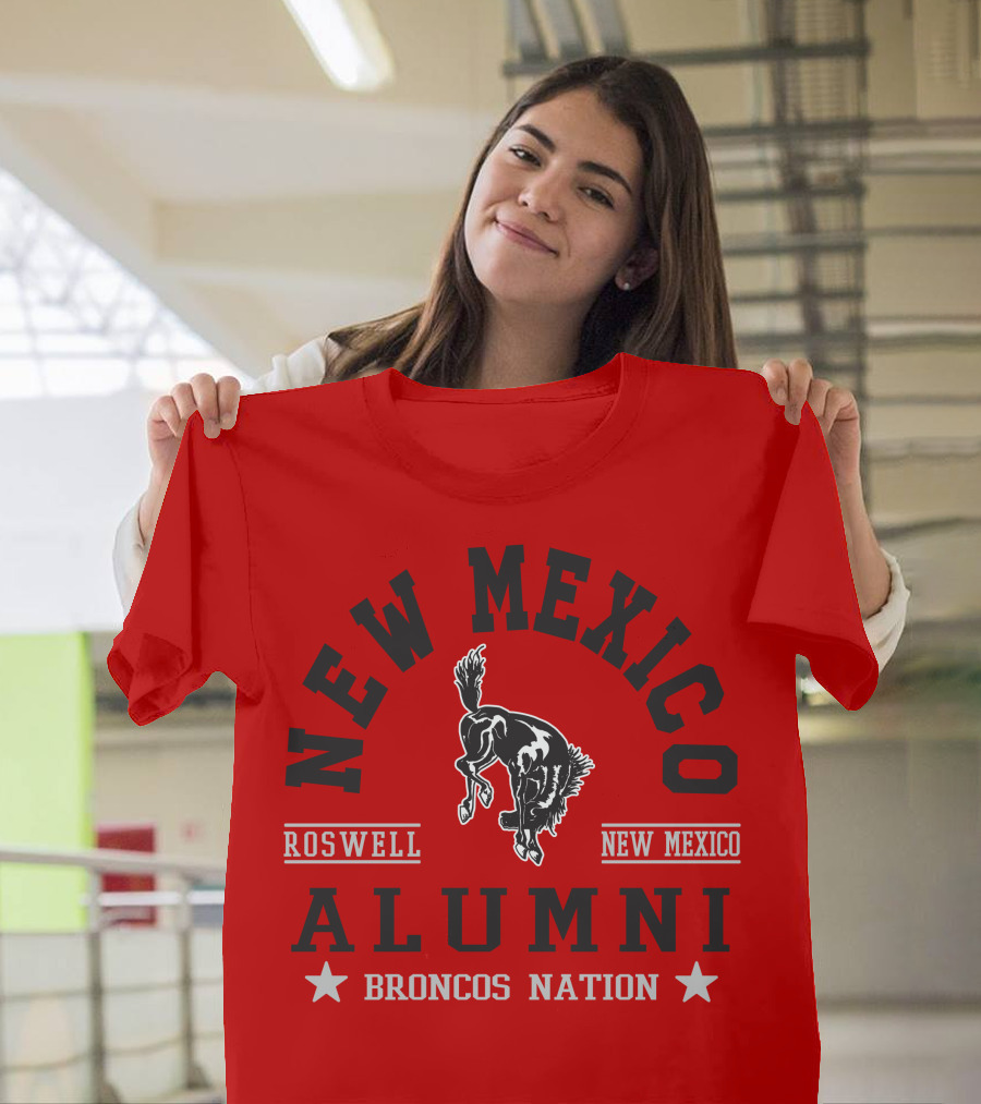 New Mexico Alumni Roswell Broncos Nation T-Shirt