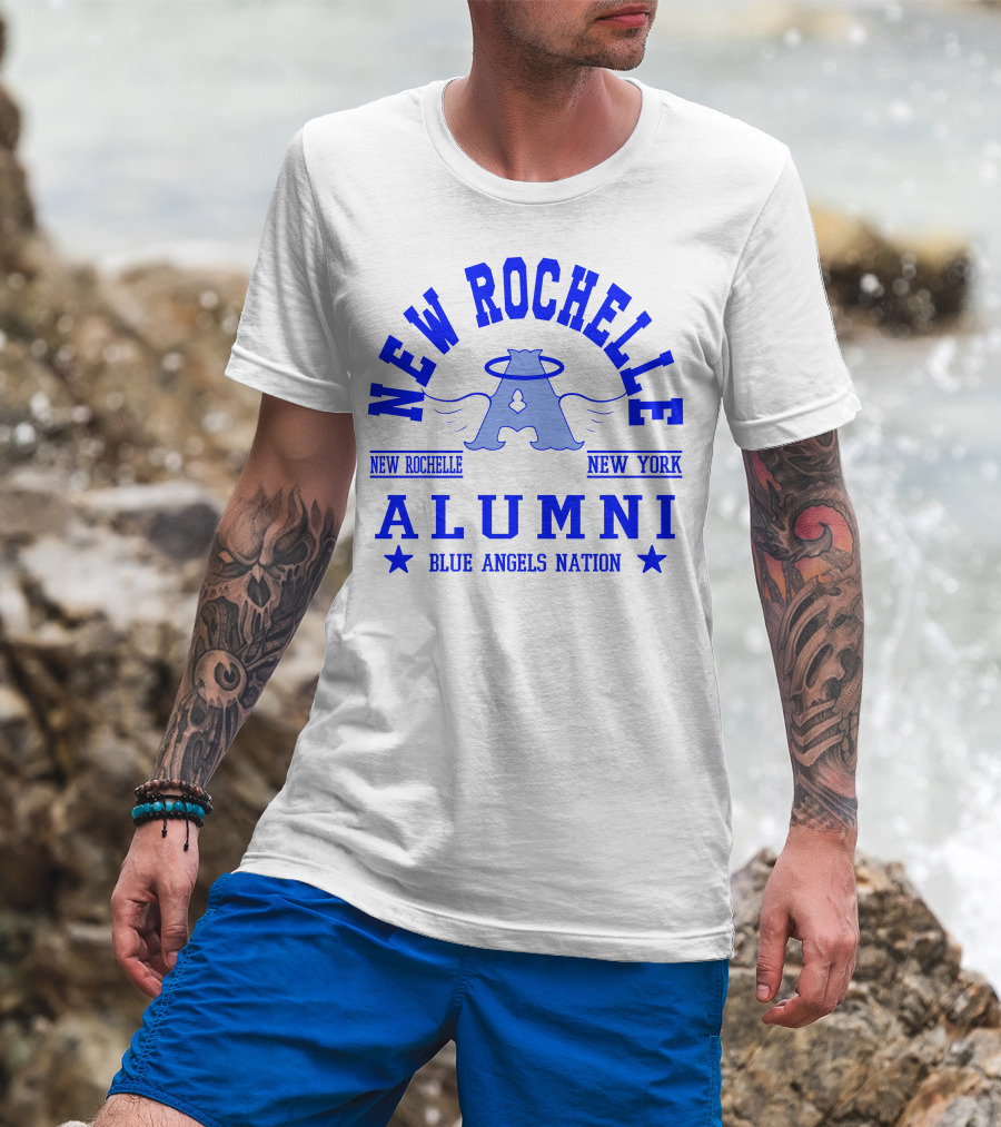 New Rochelle Alumni Blue Angels Nation New York T-Shirt