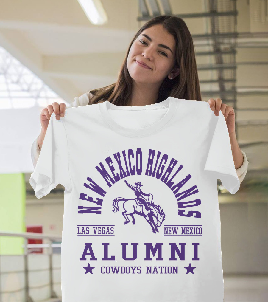 New Mexico Highlands University Alumni Cowboys Nation Las Vegas New Mexico T-Shirt