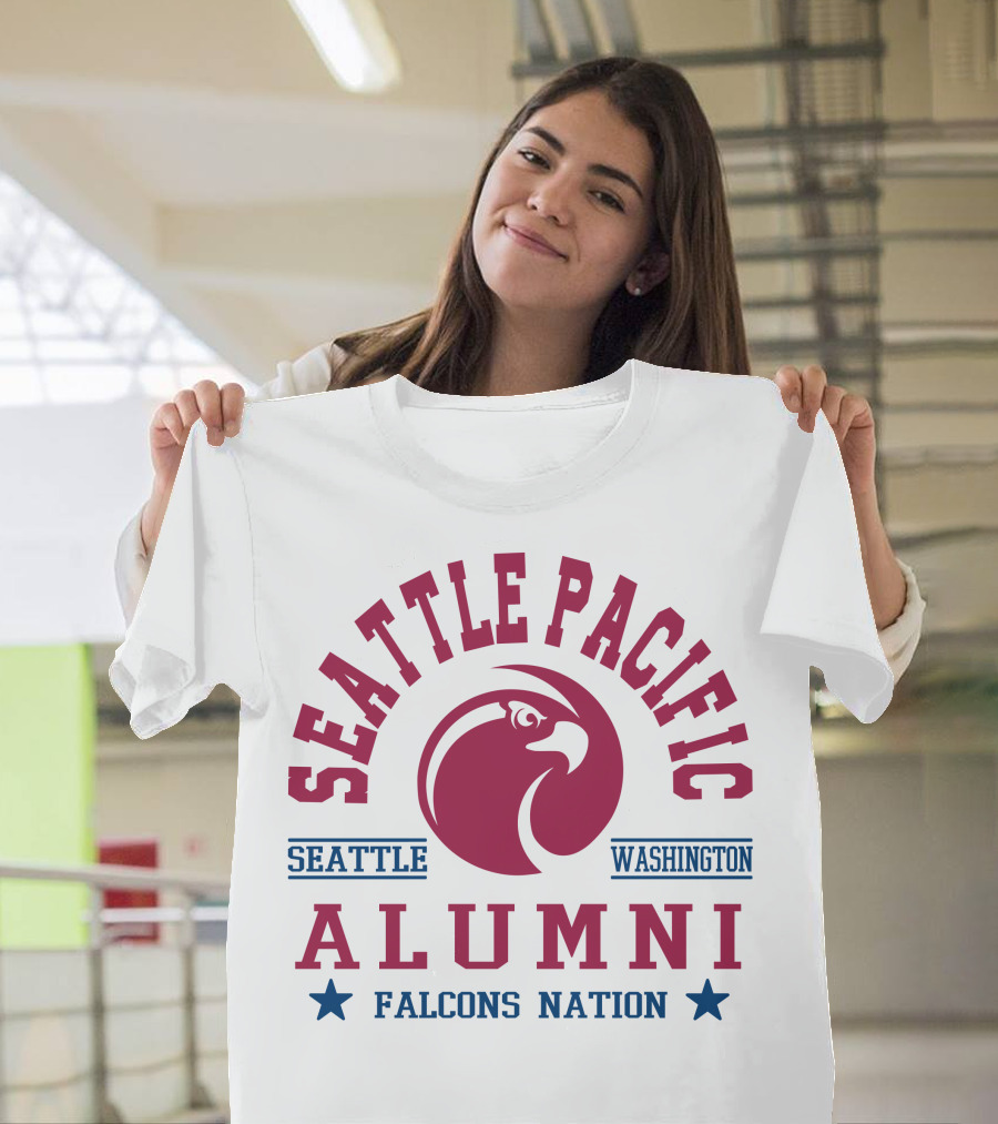 Seattle Pacific Alumni Falcons Nation Seattle Washington T-Shirt