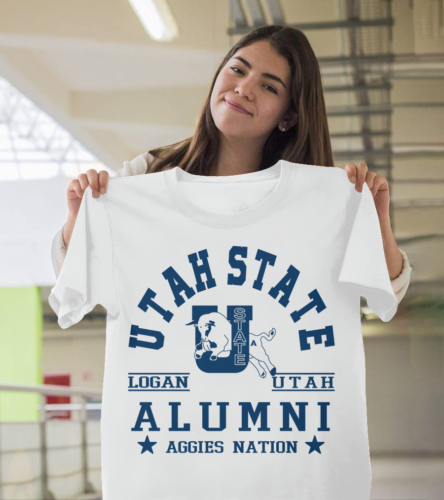 Utah State Alumni Logan Utah Aggies Nation T-Shirt