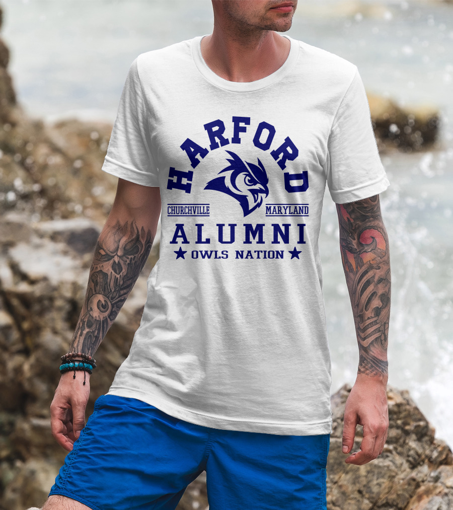 Harford Alumni Owls Nation Churchville Maryland T-Shirt