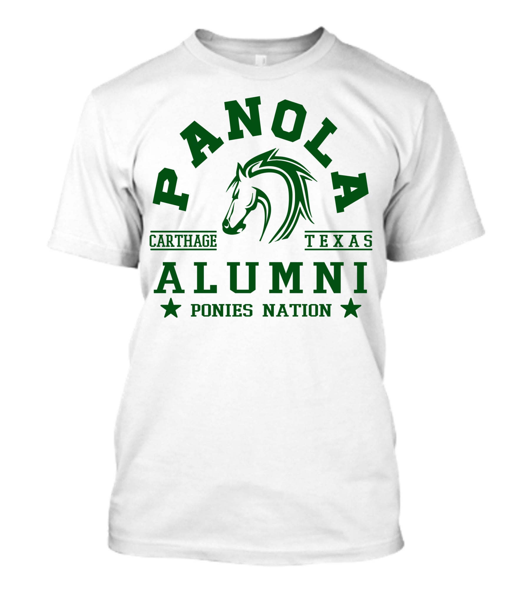 Panola Carthage Texas Alumni Ponies Nation T-Shirt