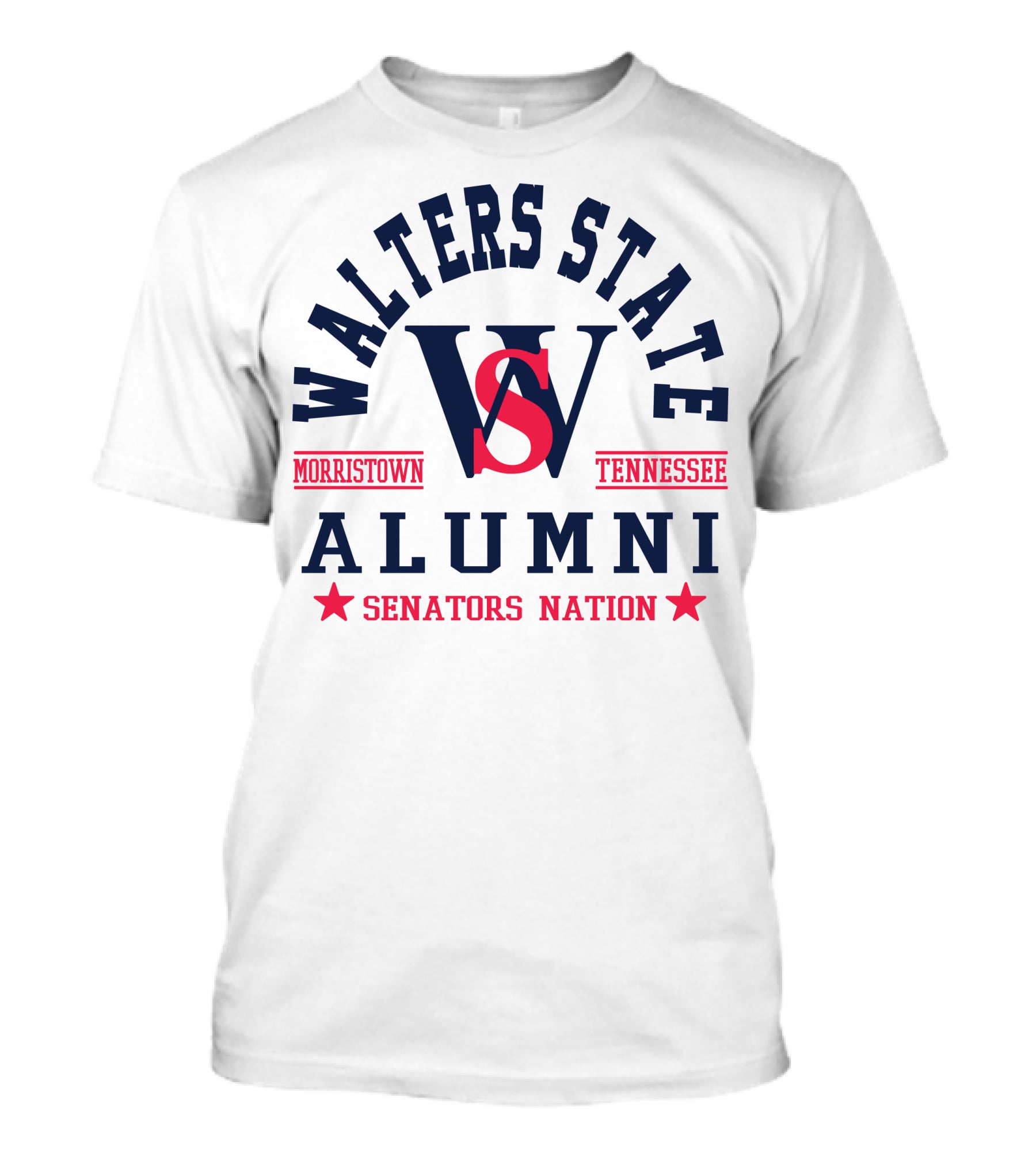 Walters State Alumni Morristown Tennessee Senators Nation T-Shirt