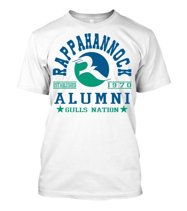 Rappahannock Alumni Established 1970 Gulls Nation T-Shirt