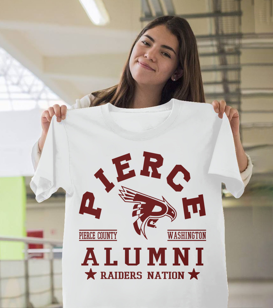 Pierce County Washington Alumni Raiders Nation T-Shirt