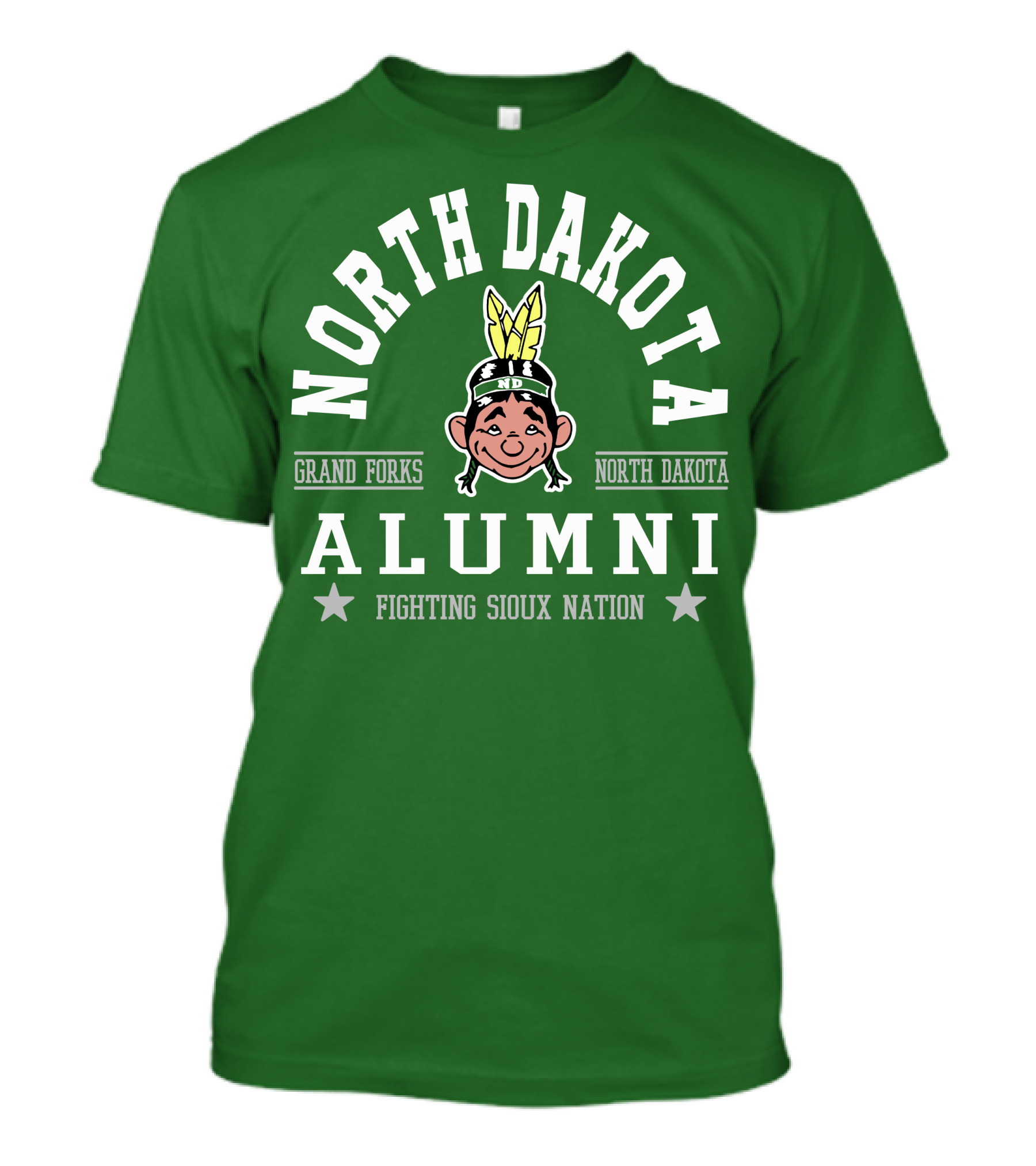 North Dakota Alumni Fighting Sioux Nation Grand Forks T-Shirt