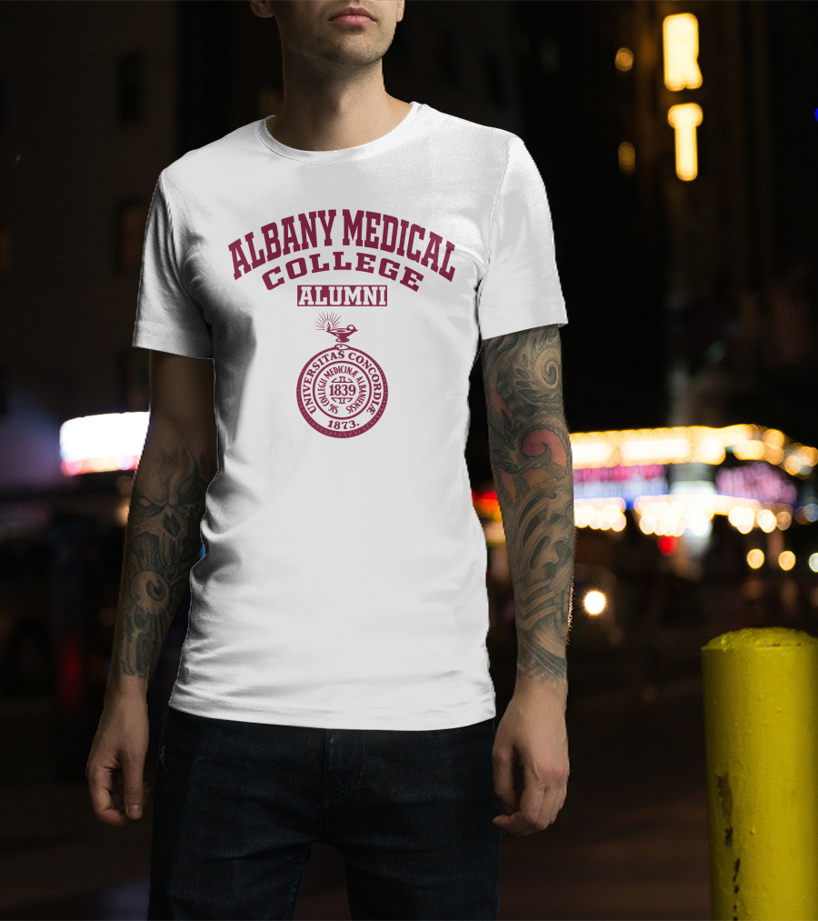Albany Medical College Alumni Universitas Concordiae 1839 1873 T-Shirt