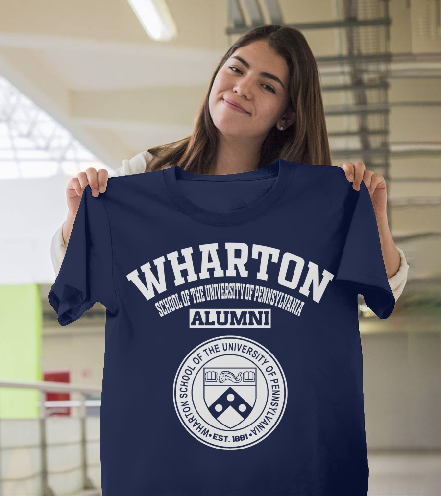 WHARTON School of the University of Pennsylvania Alumni EST. 1881 T-Shirt