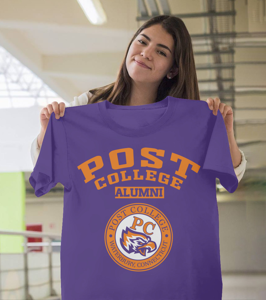 Post College Alumni Pc Waterbury Connecticut Eagle T-Shirt