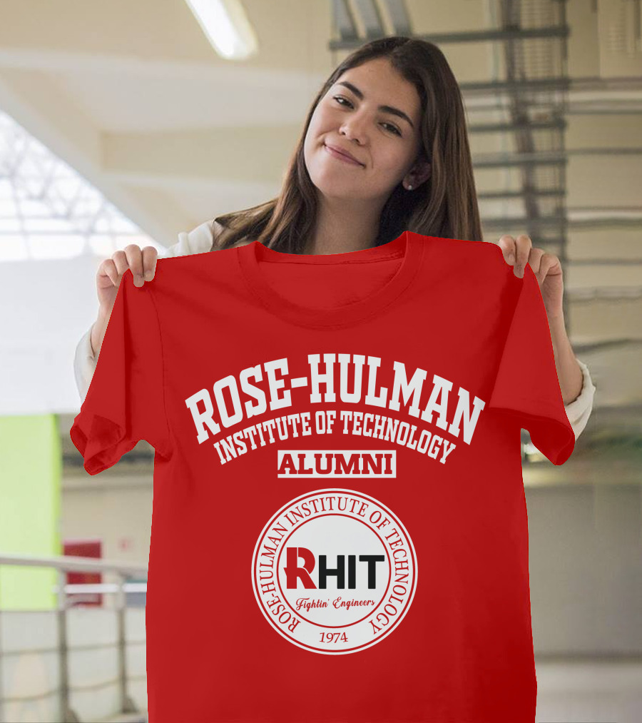 ROSE-HULMAN INSTITUTE OF TECHNOLOGY ALUMNI RHIT FIGHTIN' ENGINEERS 1974 T-Shirt