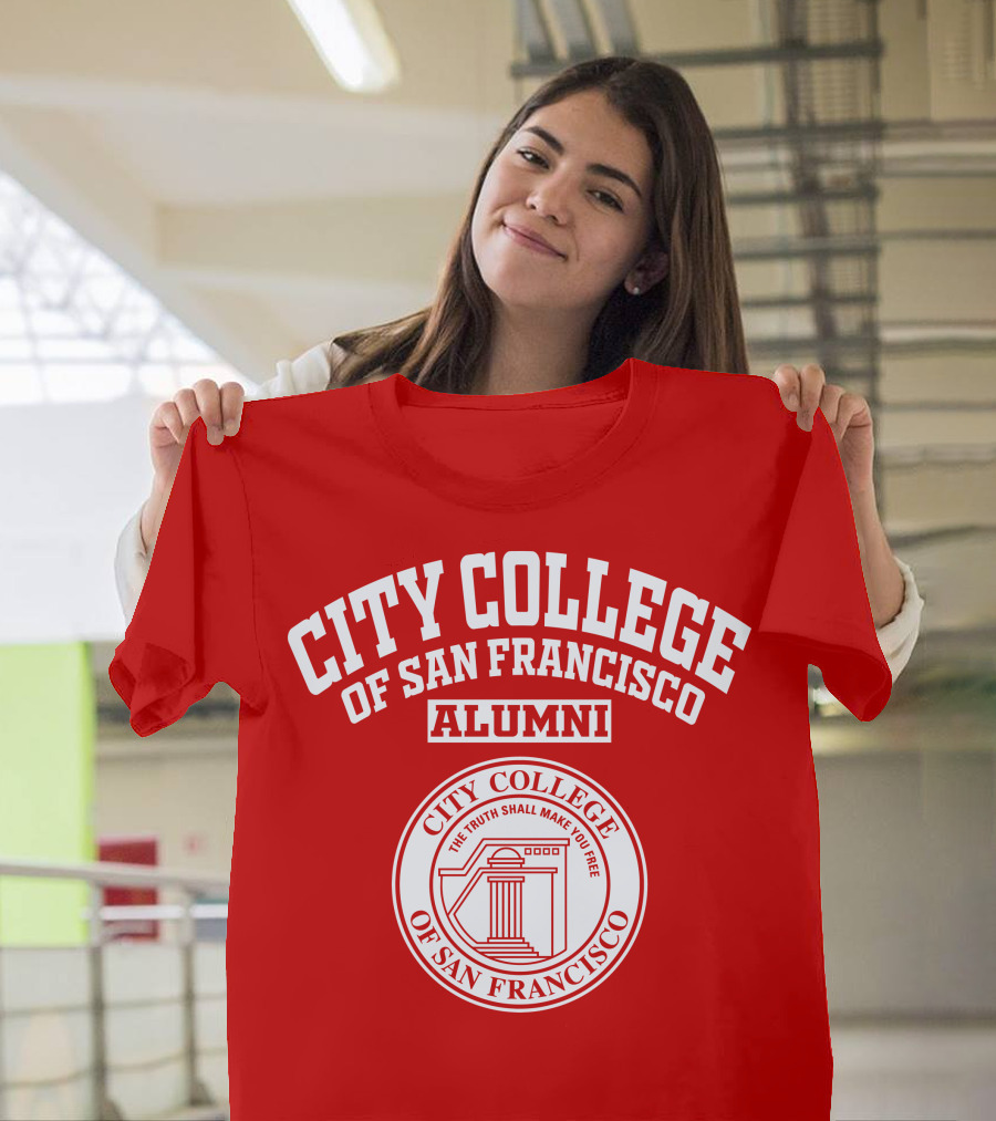 City College of San Francisco Alumni Logo The Truth Shall Make You Free T-Shirt