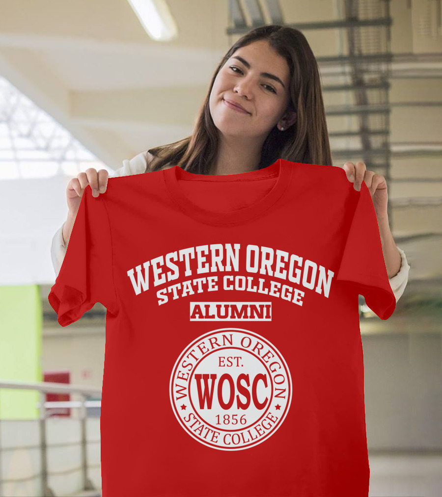 Western Oregon State College Alumni WOSC Est. 1856 T-Shirt