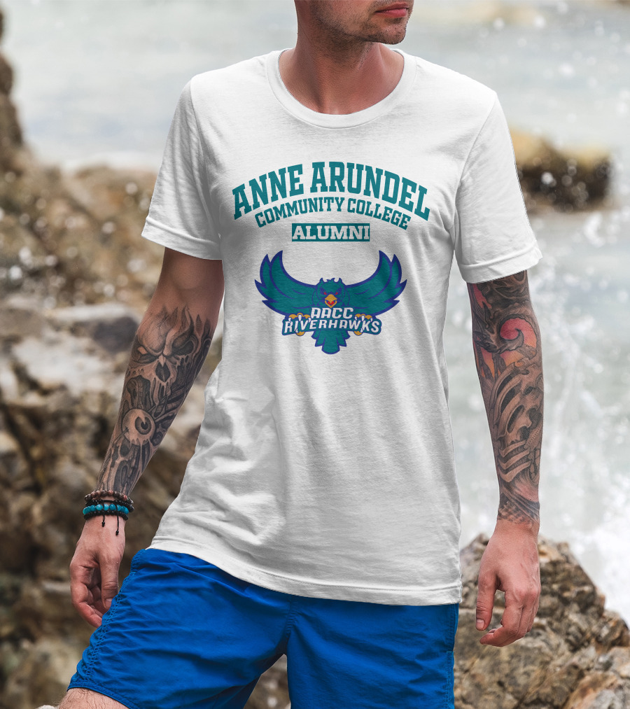 Anne Arundel Community College Alumni AACC Riverhawks T-Shirt