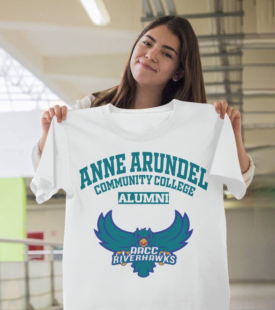 Anne Arundel Community College Alumni AACC Riverhawks T-Shirt