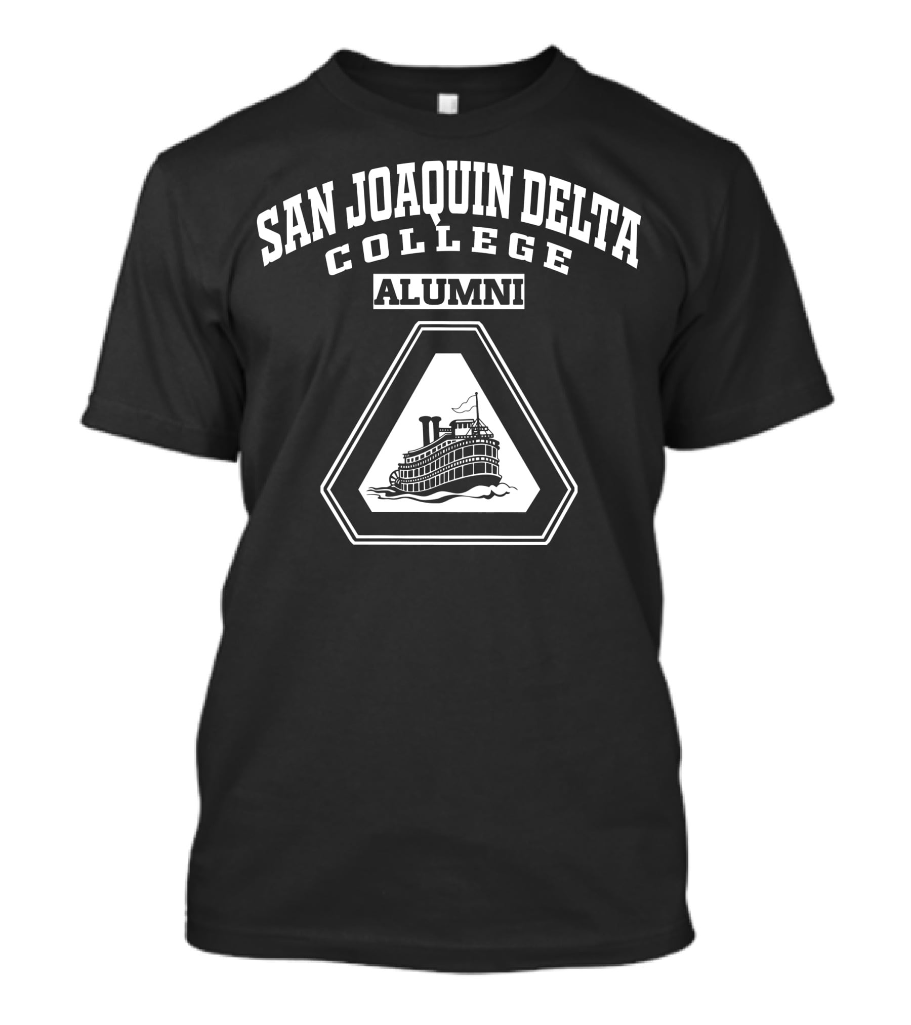 San Joaquin Delta College Alumni Steamboat Emblem T-Shirt