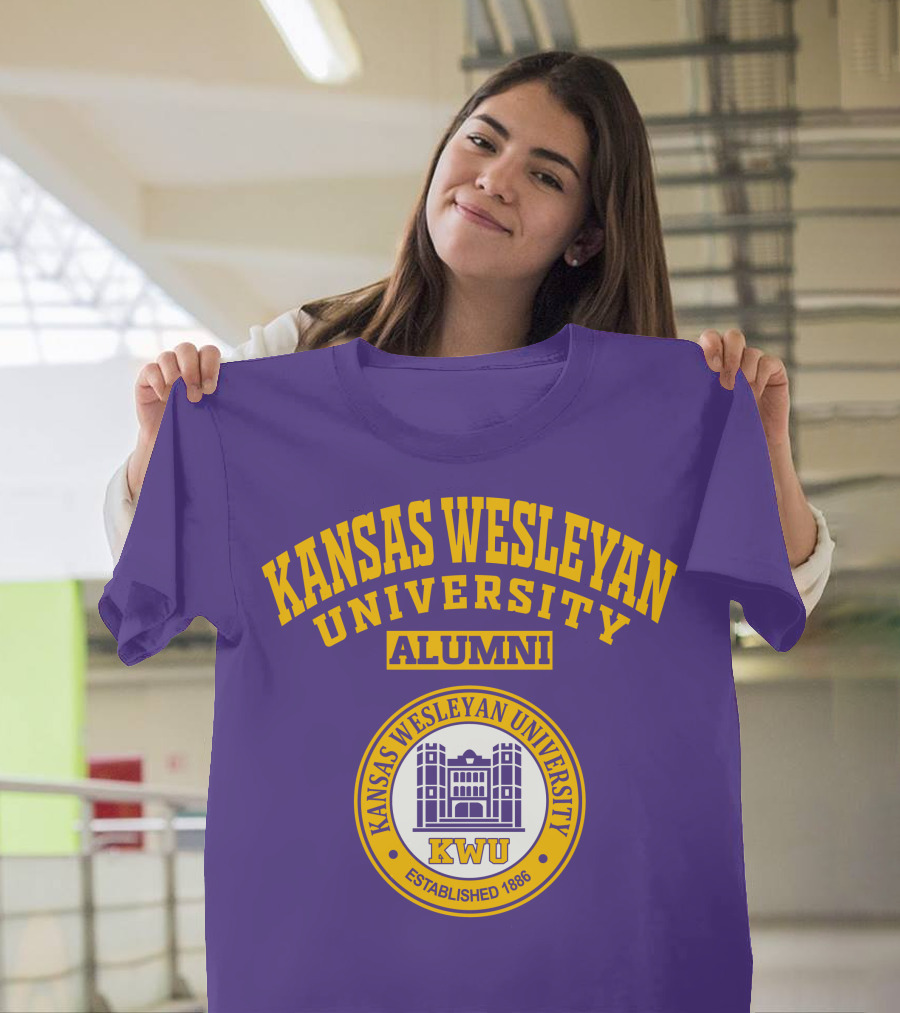 Kansas Wesleyan University Alumni KWU Established 1886 T-Shirt