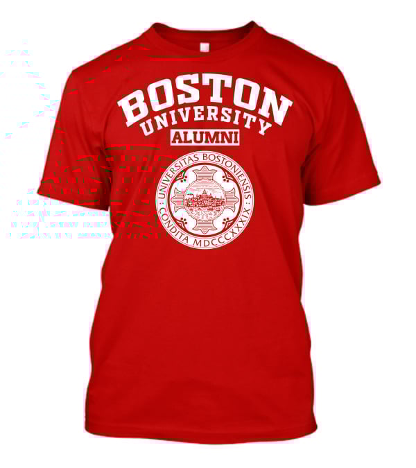 Boston University Alumni Universitas Bostoniensis Condita MDCCCXXXIX T-Shirt