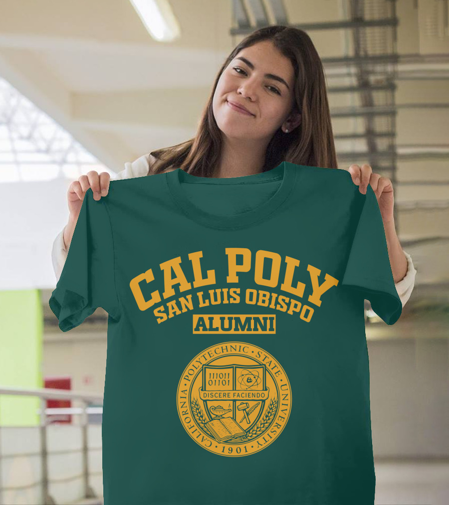 Cal Poly San Luis Obispo Alumni California Polytechnic State University Seal T-Shirt
