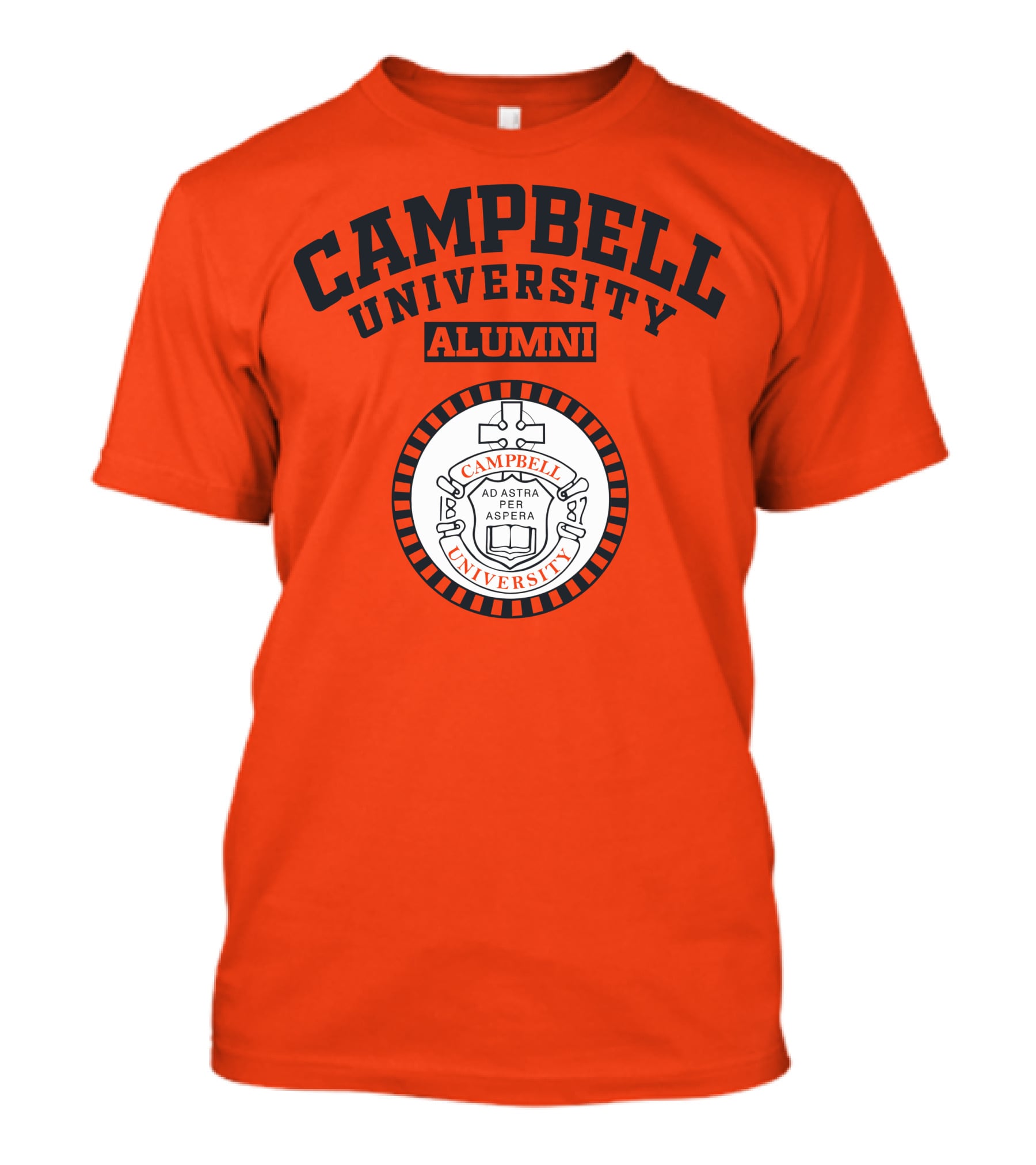 Campbell University Alumni Ad Astra Per Aspera Seal T-Shirt