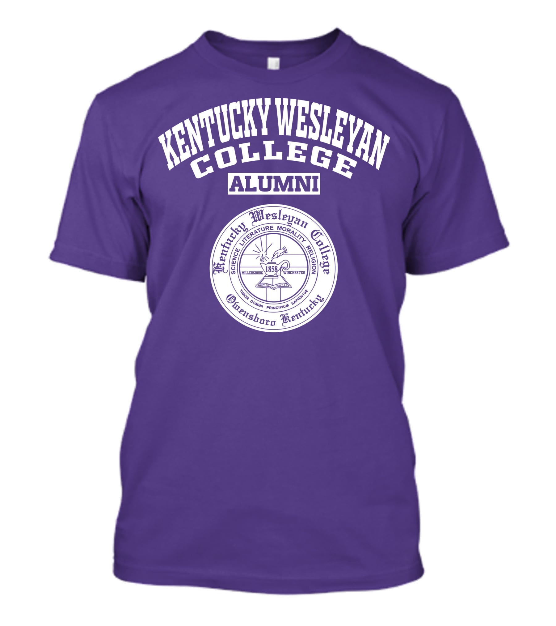 Kentucky Wesleyan College Alumni Owensboro Kentucky Seal 1858 T-Shirt