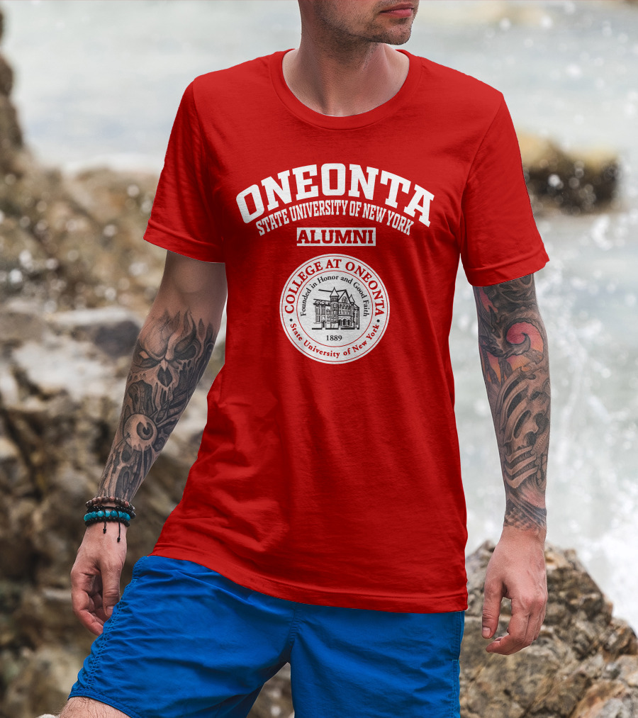 Oneonta State University Of New York Alumni College At Oneonta 1889 T-Shirt