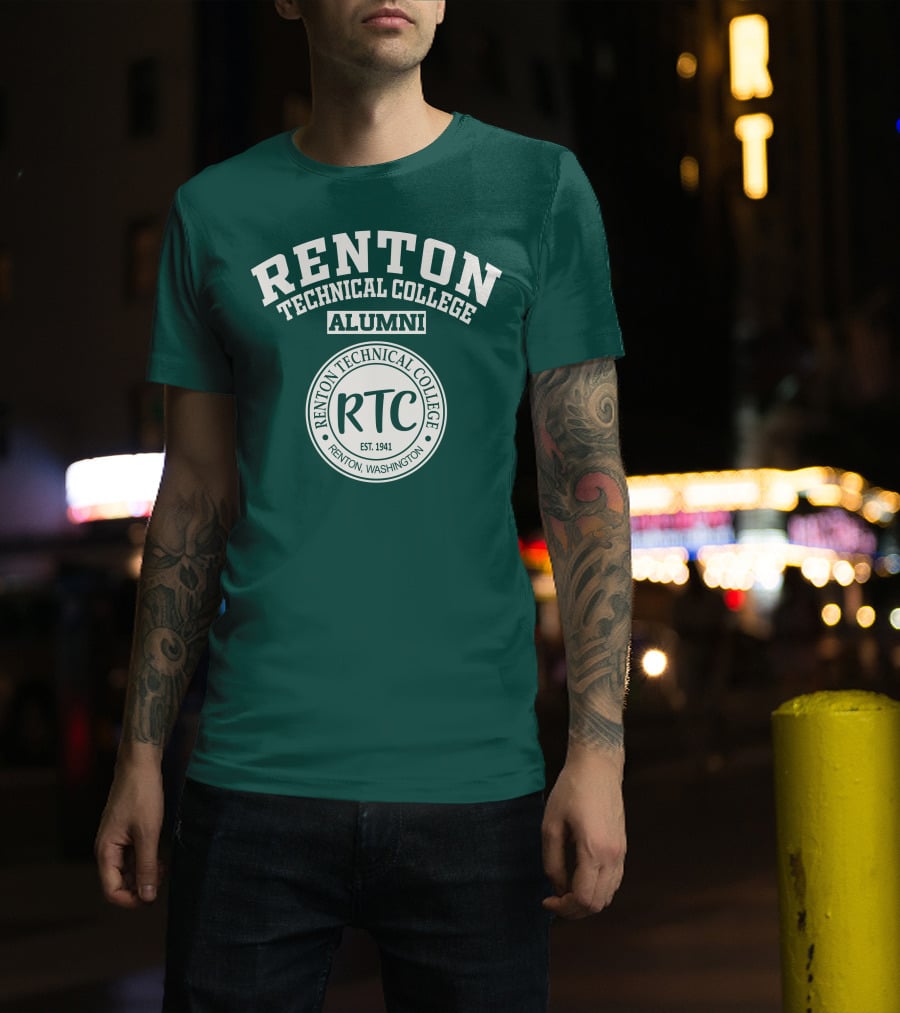 Renton Technical College Alumni RTC Est. 1941 Renton Washington T-Shirt