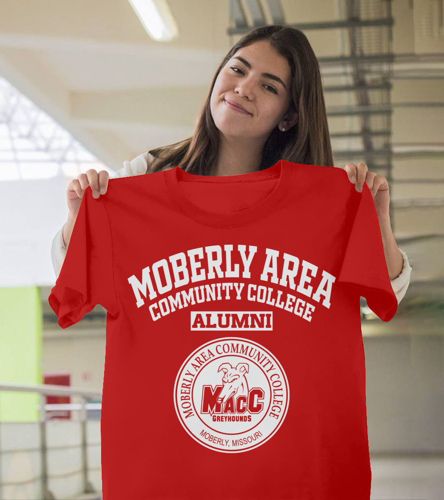 Moberly Area Community College Alumni MACC Greyhounds Moberly Missouri T-Shirt