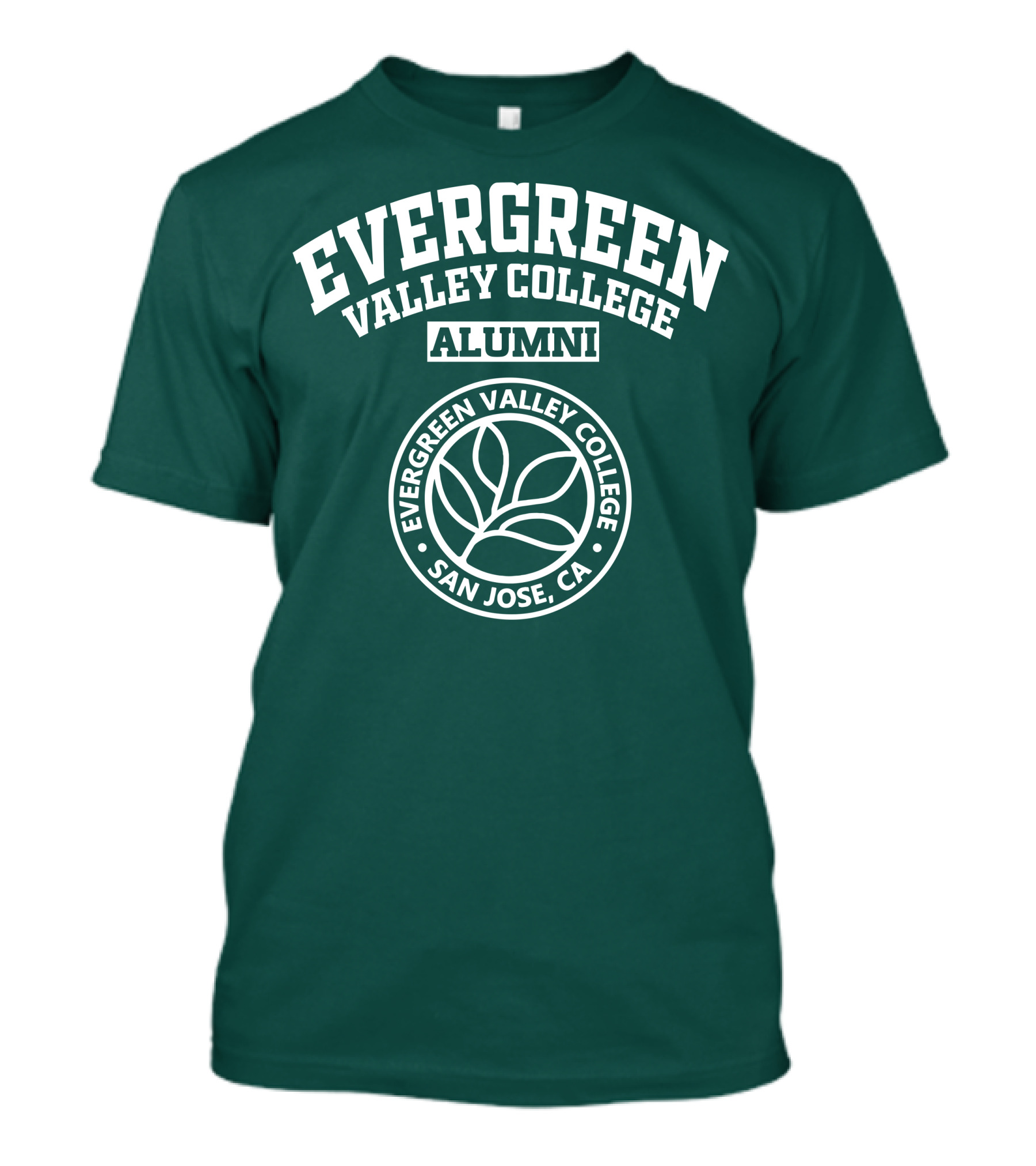 Evergreen Valley College Alumni San Jose CA T-Shirt