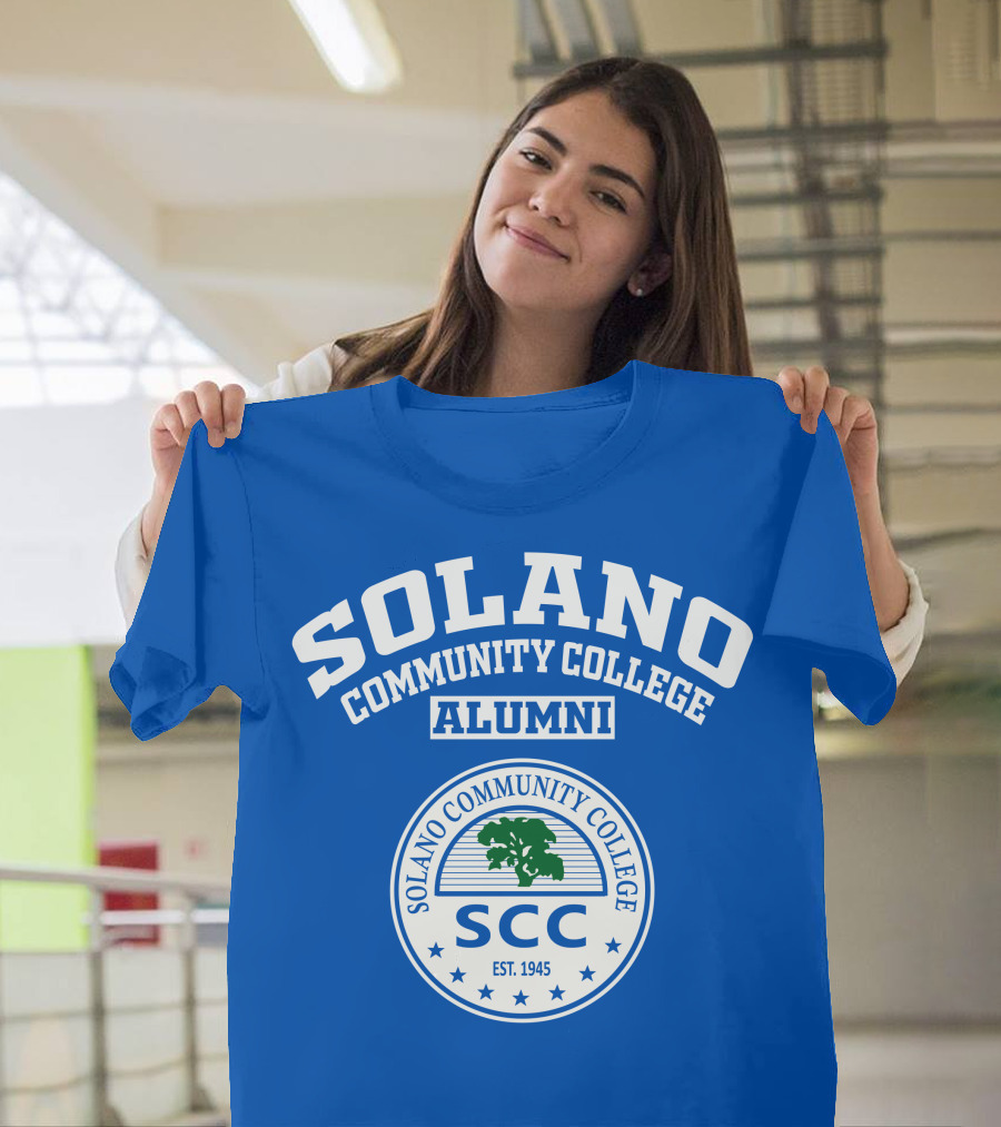Solano Community College SCC Alumni Est. 1945 Blue T-Shirt