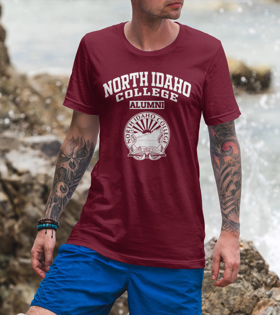 North Idaho College Alumni Est. 1933 Seal Emblem T-Shirt