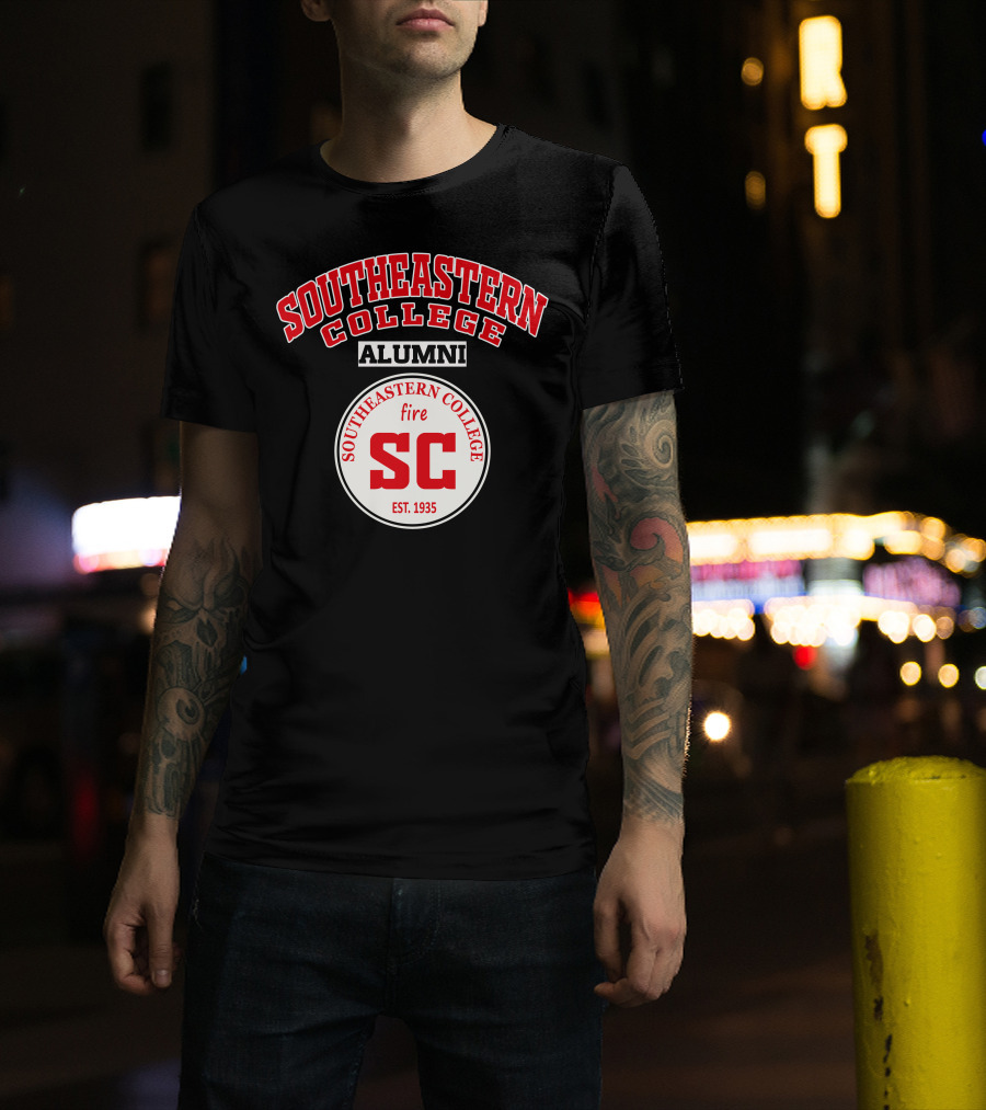 Southeastern College Alumni Fire SC Est. 1935 T-Shirt