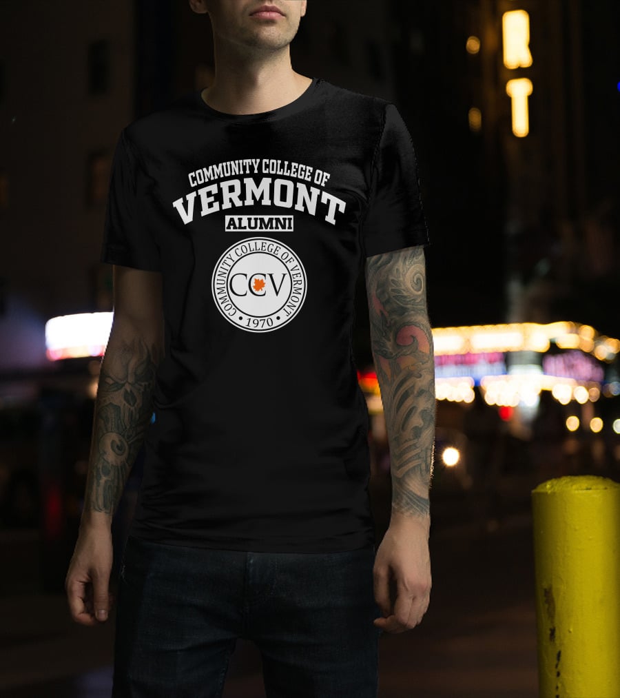 Community College Of Vermont Alumni 1970 Seal CCV T-Shirt