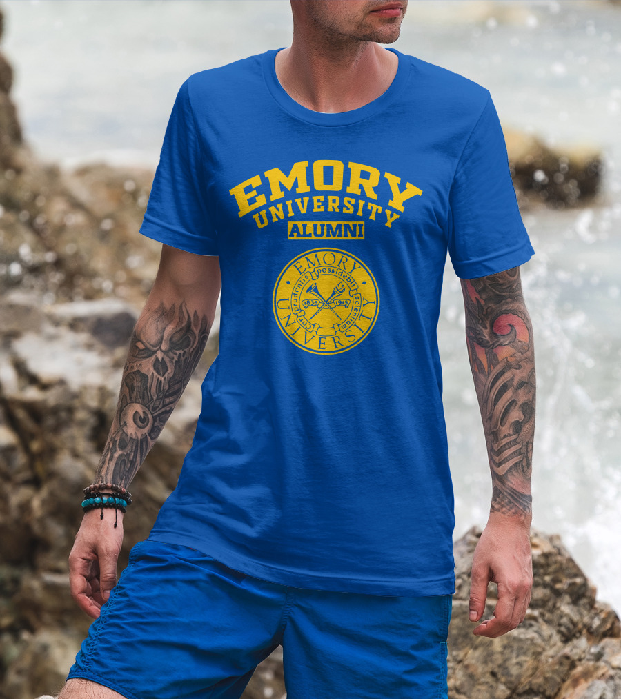 Emory University Alumni 1836 1915 Seal Eminence T-Shirt