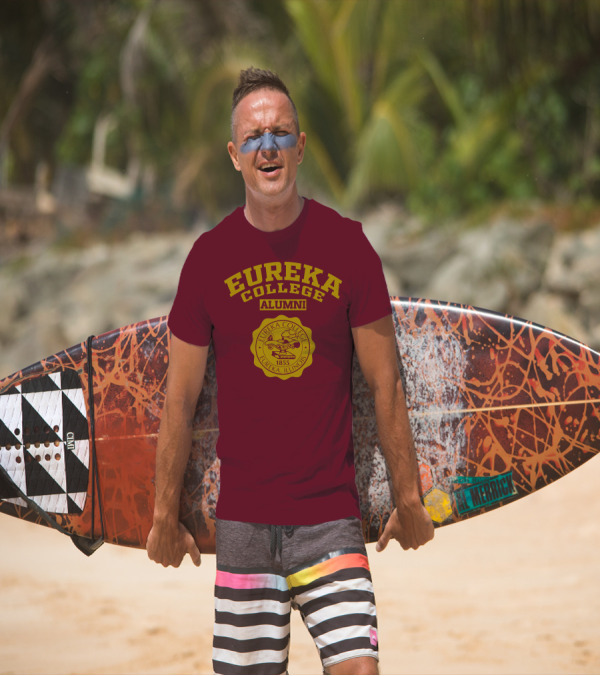 Eureka College Alumni Seal 1855 Eureka Illinois T-Shirt