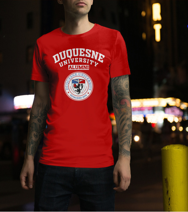 DUQUESNE UNIVERSITY ALUMNI SPIRITUS EST QUIT VICIT ESTABLISHED 1878 T-Shirt