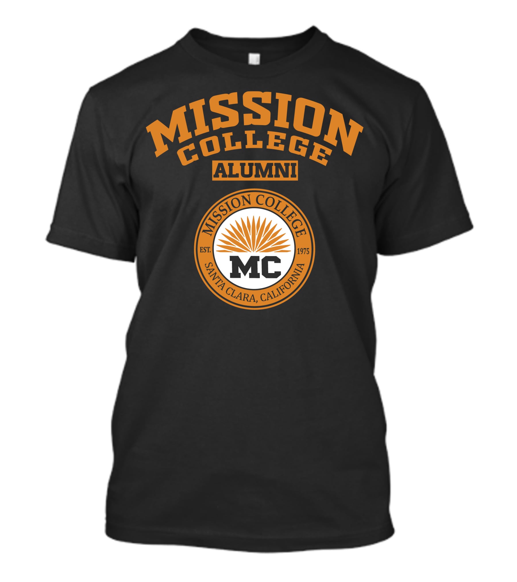 Mission College Alumni Santa Clara California Est. 1975 MC T-Shirt