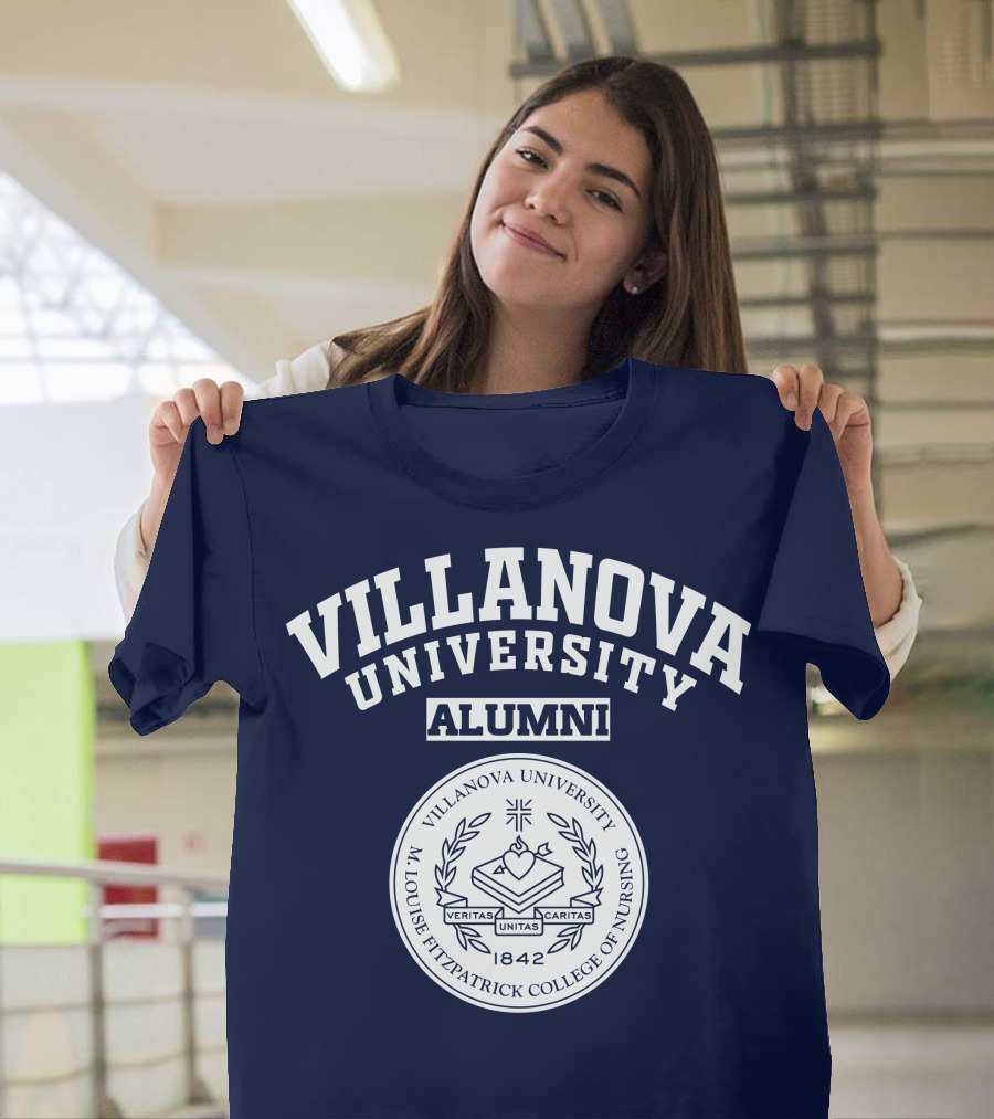 Villanova University Alumni M. Louise Fitzpatrick College of Nursing 1842 Veritas Unitas Caritas T-Shirt
