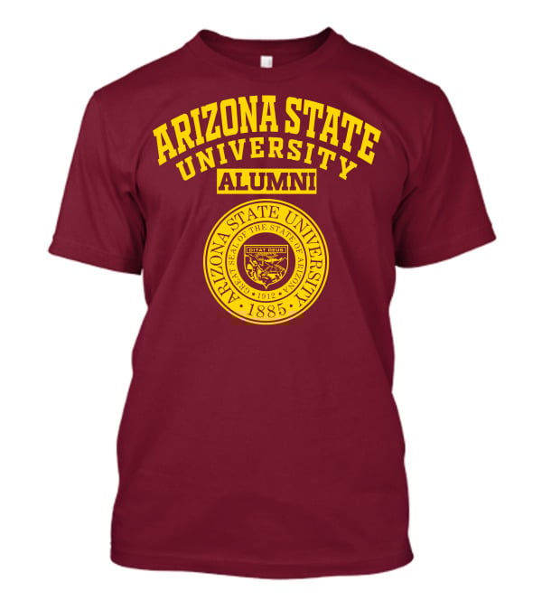 Arizona State University Alumni 1885 Great Seal Ditat Deus T-Shirt