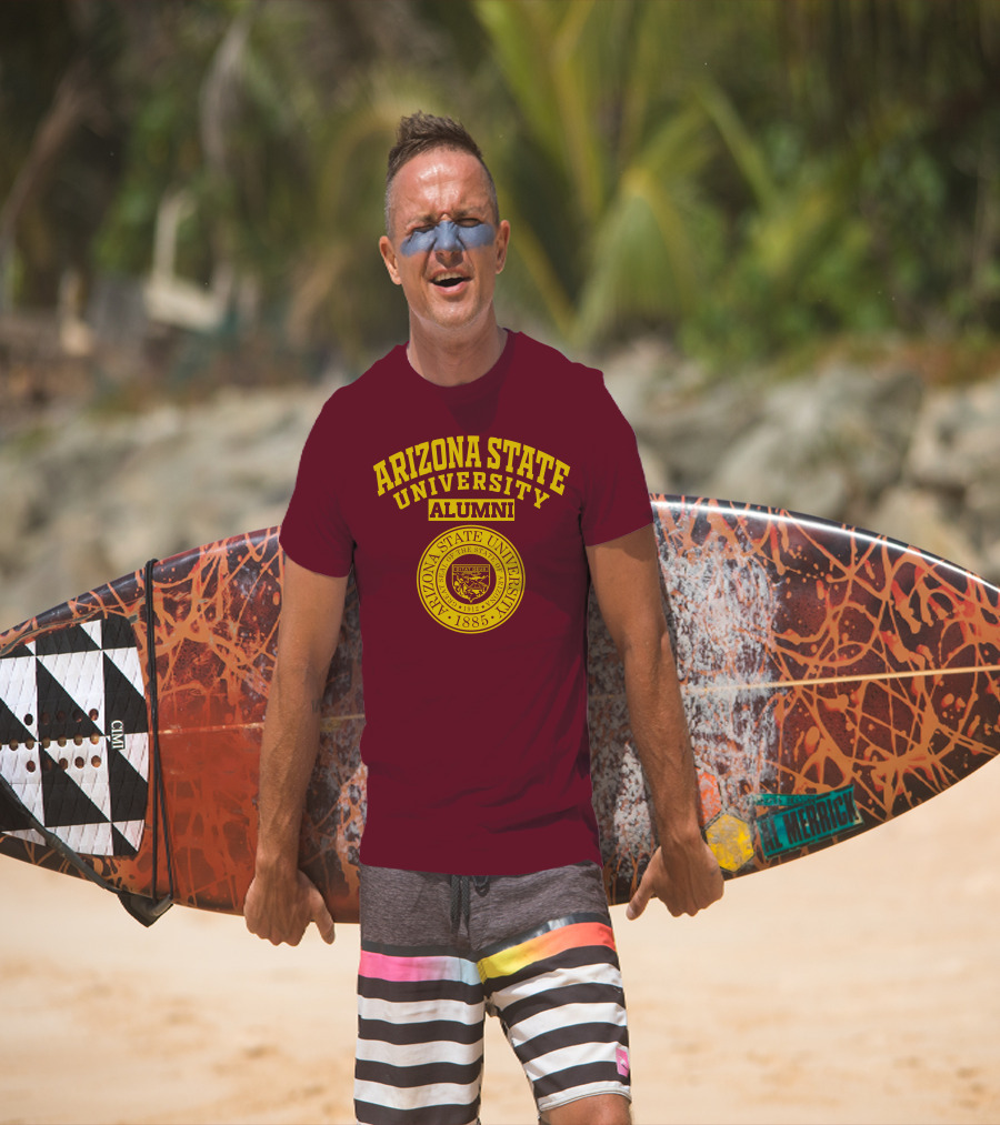 Arizona State University Alumni 1885 Great Seal Ditat Deus T-Shirt