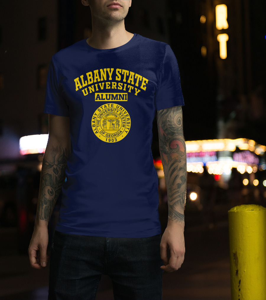 Albany State University Alumni Georgia Seal 1903 T-Shirt