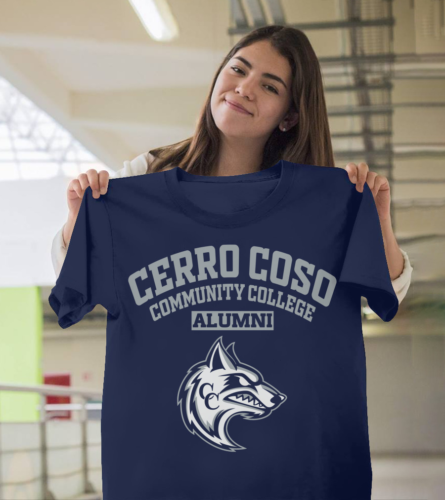 Cerro Coso Community College Alumni Wolf T-Shirt